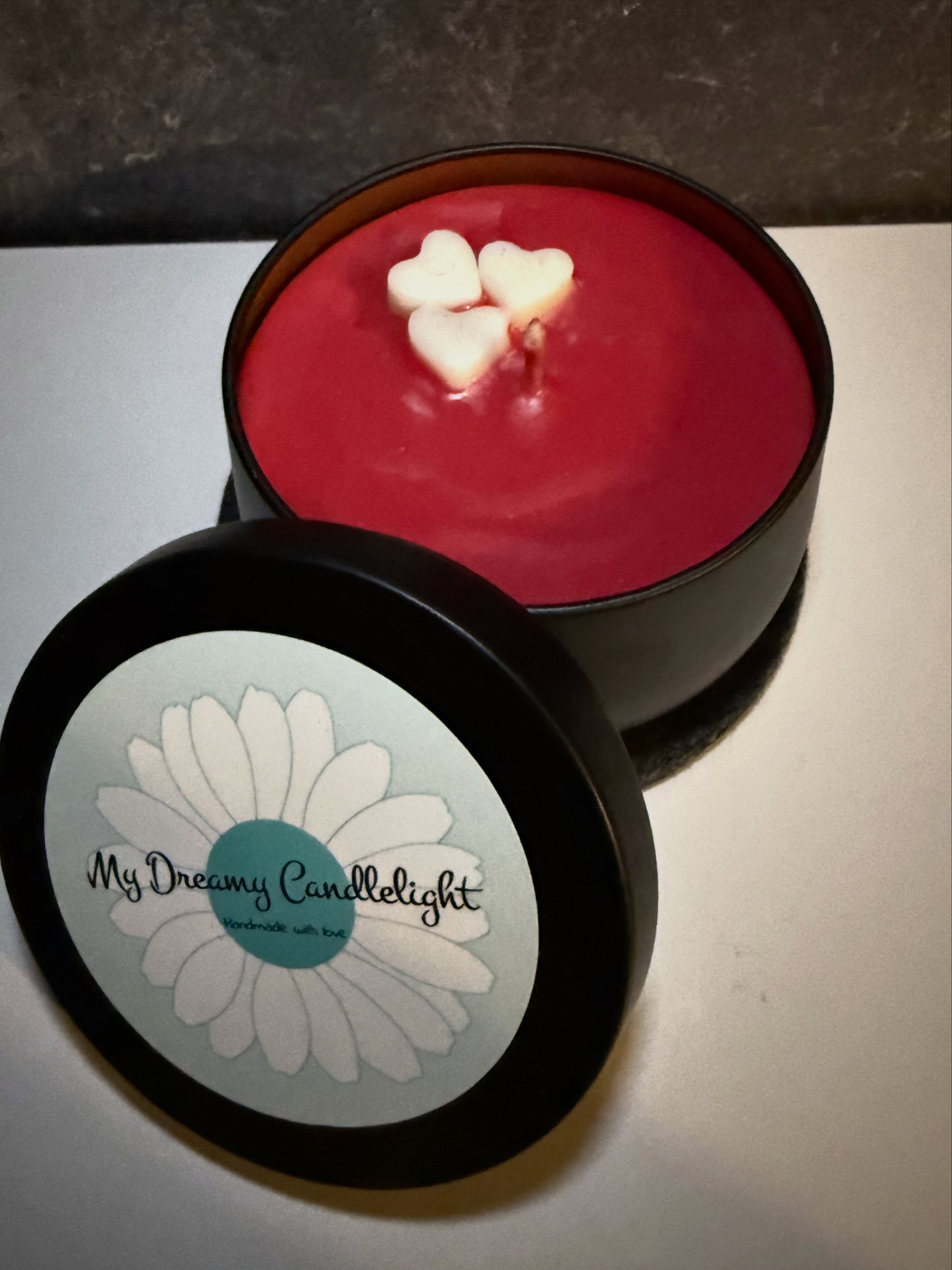 Duftkerze - Marzipan Duft - Dosenkerze