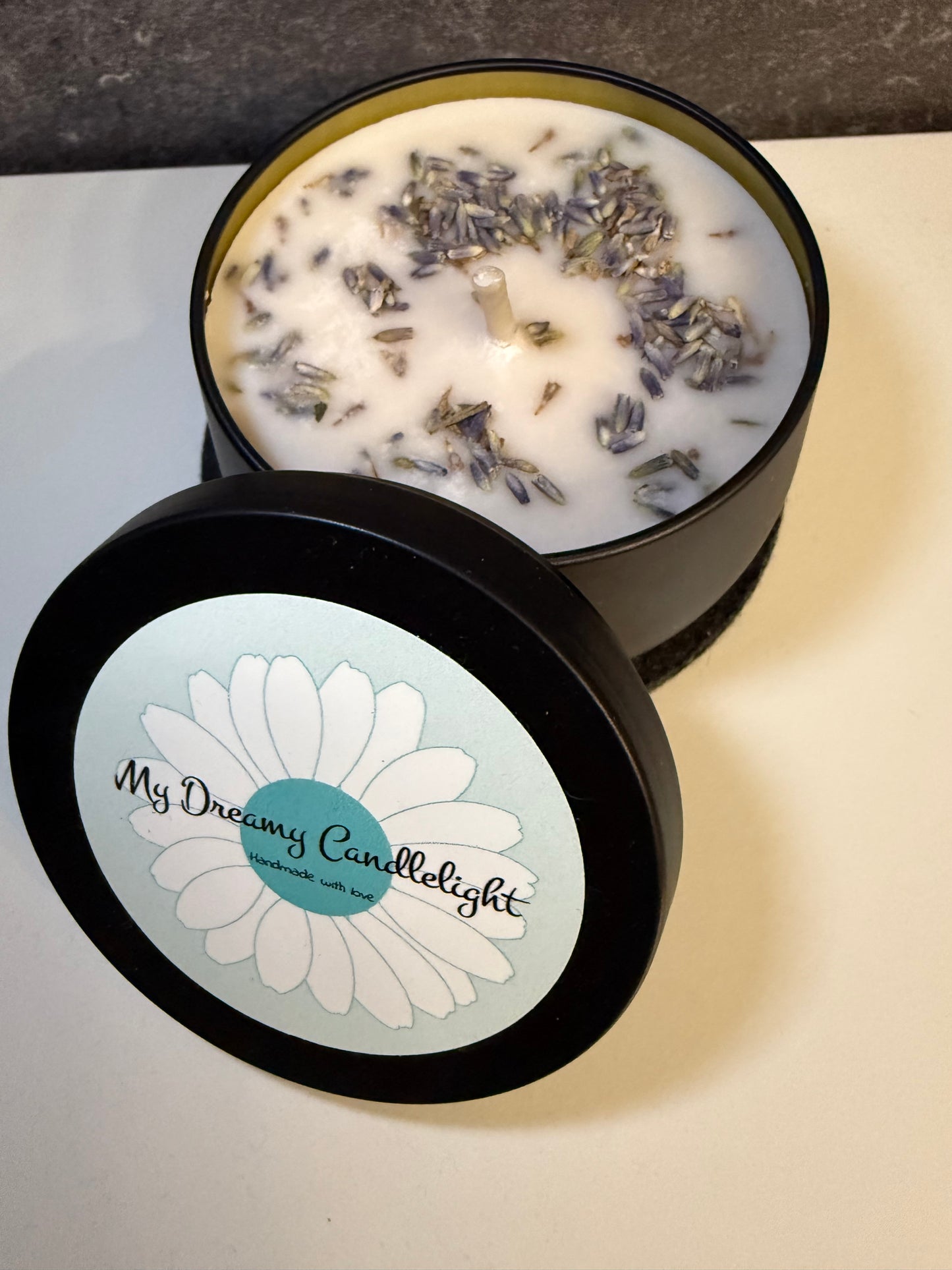 Duftkerze - Zitronengras&Lavendel Duft - Dosenkerze