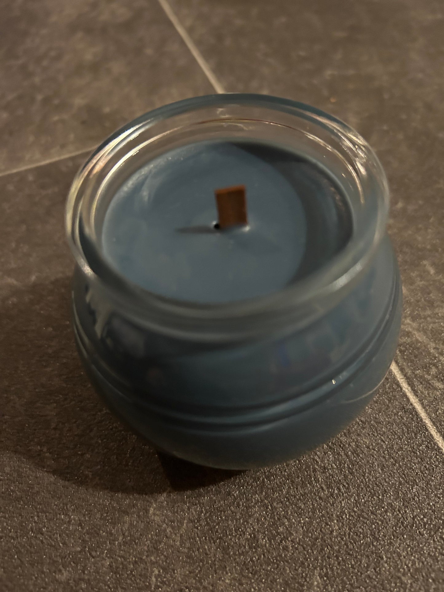 Duftkerze - Marzipan Duft - mit Farbauswahl - im Glas