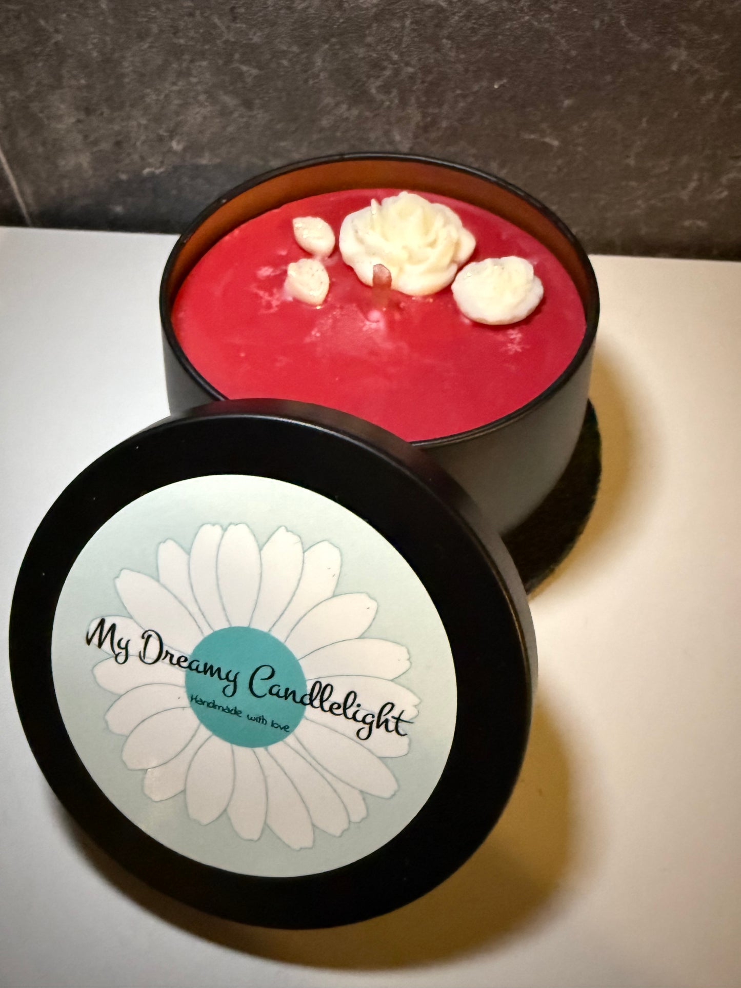 Duftkerze - Marzipan Duft - Dosenkerze